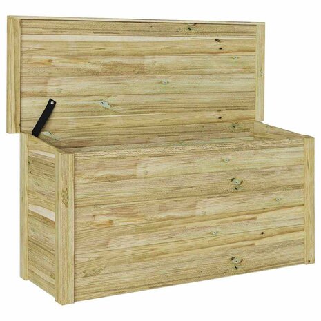 Opbergbox Naturel 119 x 44,5 x 58 cm Ge&iuml;mpregneerd grenenhout 4