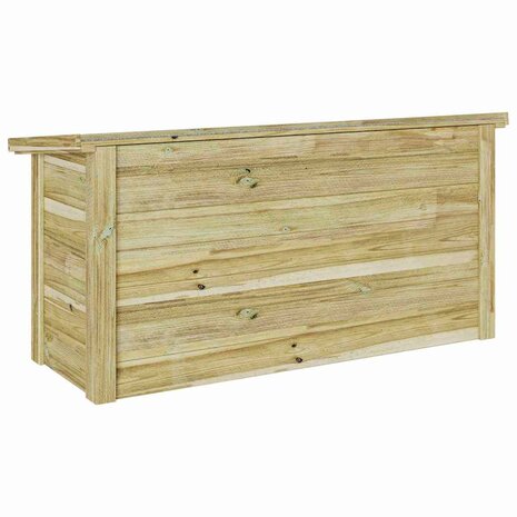Opbergbox Naturel 119 x 44,5 x 58 cm Ge&iuml;mpregneerd grenenhout 7