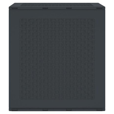 Opbergbox met opslag Antraciet 55 x 53 x 57 cm Polypropyleen 4