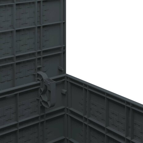 Opbergbox met opslag Antraciet 55 x 53 x 57 cm Polypropyleen 7