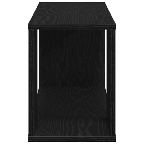 Tv-meubelset Zwart Eiken 80 x 24 x 32 cm Bewerkt hout 7