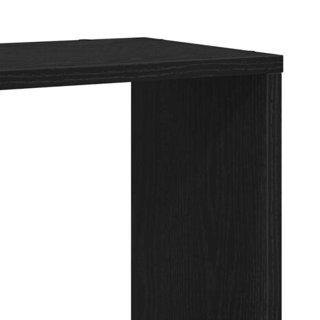 Tv-meubelset Zwart Eiken 80 x 24 x 32 cm Bewerkt hout 8
