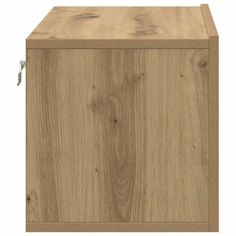 Tv-meubelset Wandgemonteerd Bruin 60 x 30 x 30 cm Bewerkt hout 7