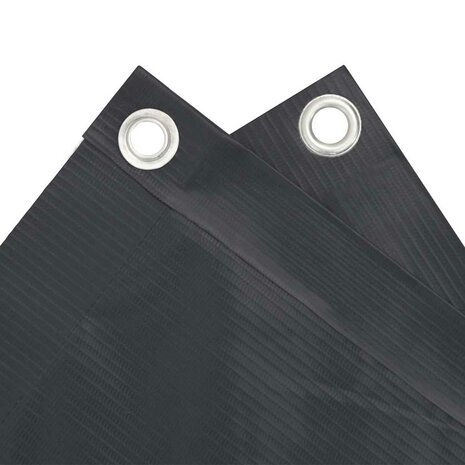 Balkonscherm 300x90 cm PVC antracietkleurig 4