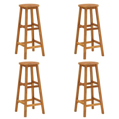 5-delige Tuinbarset massief acaciahout 5