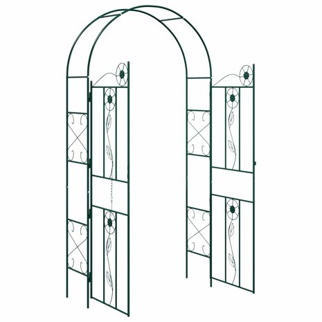 Tuin Boog Effen Groen 5