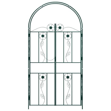 Tuin Boog Effen Groen 6