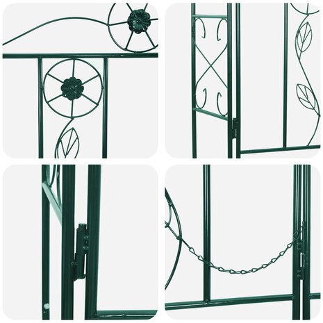 Tuin Boog Effen Groen 9