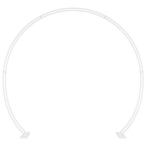 Trouwbogen Wit 223 x 45 x 201 cm Staal 2