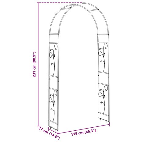 Tuin Boog Bloemen Groen 9