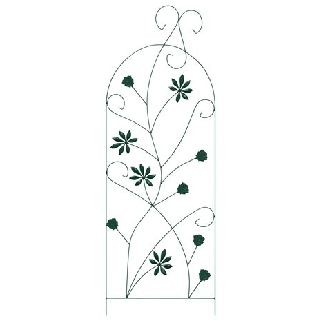 Tuinhek 3 pcs Groen 112 x 40 cm Staal 6