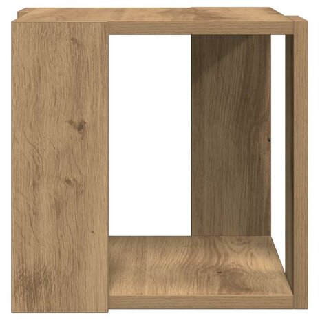 Salontafel Artisan Eiken 32 x 32 x 30 cm Bewerkt hout 6