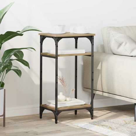 Bijzettafel Artisan Eiken 40 x 30 x 75 cm Bewerkt hout 1