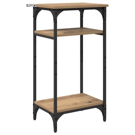 Bijzettafel Artisan Eiken 40 x 30 x 75 cm Bewerkt hout 2