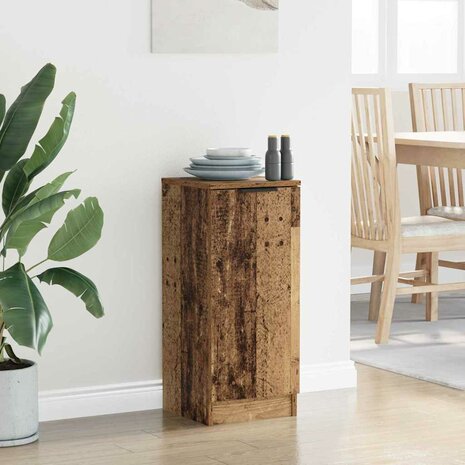 Dressoir Oudhout 30 x 30 x 70 cm Bewerkt hout 4