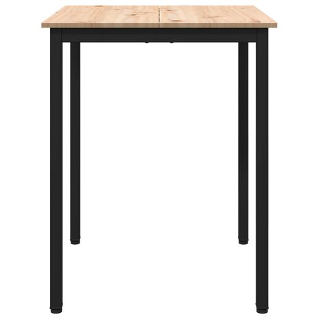 Eettafel Naturel 60 x 60 x 75 cm Massief grenenhout 5