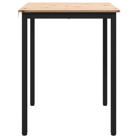 Eettafel Naturel 60 x 60 x 75 cm Massief grenenhout 6