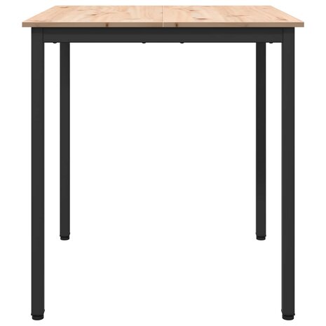 Eettafel Naturel 70 x 70 x 75 cm Massief grenenhout 5