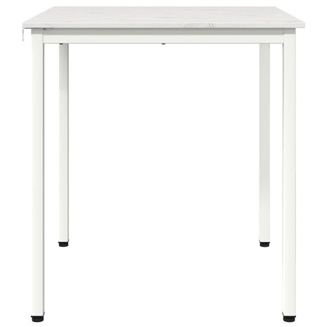 Eettafel Wit 70 x 70 x 75 cm Massief grenenhout 6