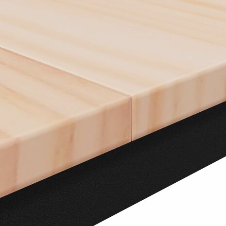 Eettafel Naturel 80 x 80 x 75 cm Massief grenenhout 8