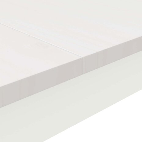 Eettafel Wit 80 x 80 x 75 cm Massief grenenhout 8