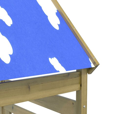 Speeltoren Bruin 52,5 x 85 x 265 cm Massief ge&iuml;mpregneerd hout 4