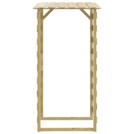 Pergola met dak 100x90x200 cm ge&iuml;mpregneerd grenenhout 3