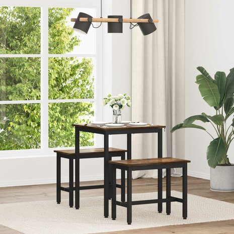 Eettafels 60 x 60 x 75 cm METAAL 1