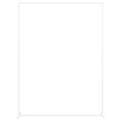 Trouwrand Wit 150 x 45.9 x 200 cm Staal 2