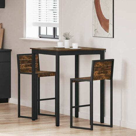 Eettafels Bewerkt hout 1