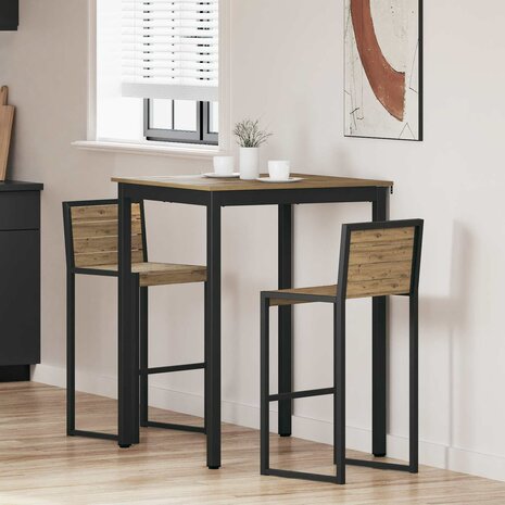 Eettafels Bewerkt hout 1