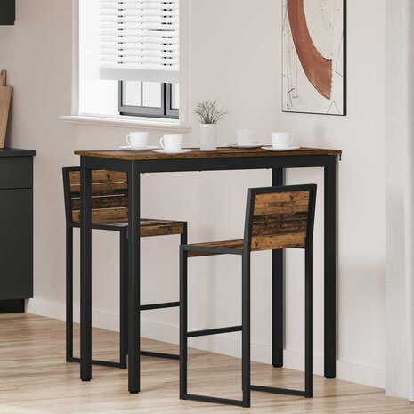 Eettafels Bewerkt hout 1