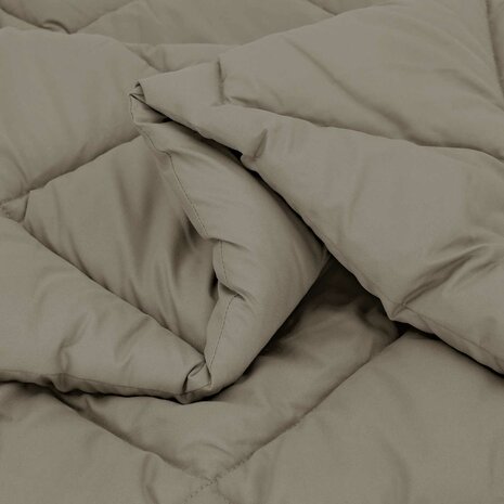 Zomerdekbed Lichtgrijs 200 x 155 cm Microvezel 5