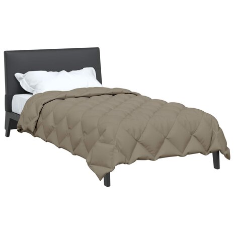 Winter Dekbed Lichtgrijs 220 x 140 cm Microfiber 3