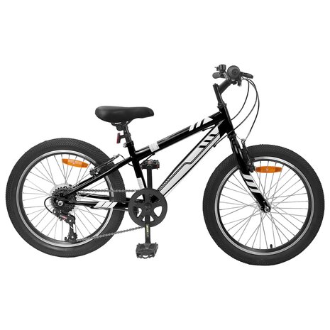Mountainbike 20 Inch 6-Speed voor 5-8 jaar oud Zwart 1