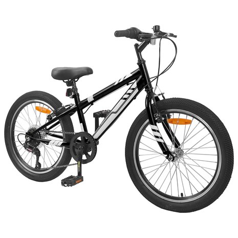 Mountainbike 20 Inch 6-Speed voor 5-8 jaar oud Zwart 2