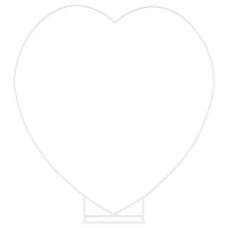 Trouwrand Wit 195 x 35 x 211 cm Staal 2