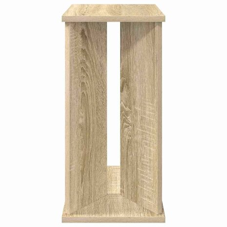 Bijzettafel Sonoma Eiken 35 x 25 x 50 cm Bewerkt hout 6