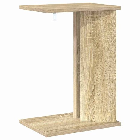 Bijzettafel Sonoma Eiken 35 x 25 x 50 cm Bewerkt hout 7