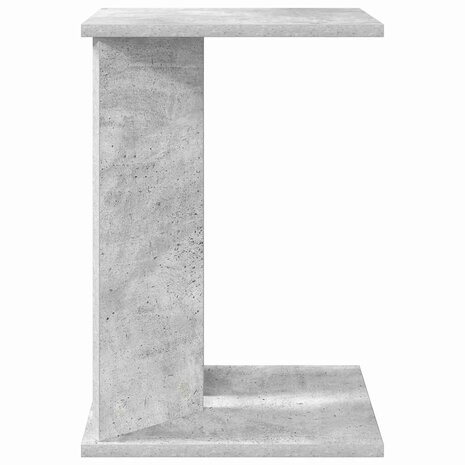 Bijzettafel Beton Grijs 35 x 25 x 50 cm Bewerkt hout 5