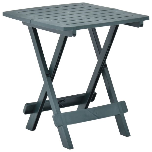 Tuintafel inklapbaar 45x43x50 cm kunststof groen 8719883859927 1