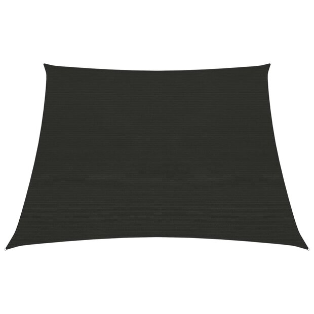Zonnezeil 160 g/m&sup2; 3/4x2 m HDPE zwart 8720286103265 1