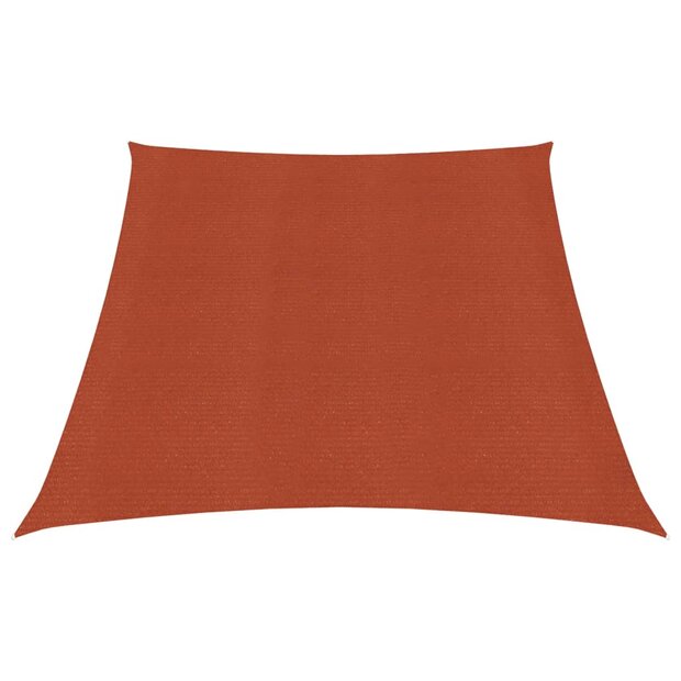 Zonnezeil 160 g/m&sup2; 3/4x2 m HDPE terracottakleurig 8720286099414 1