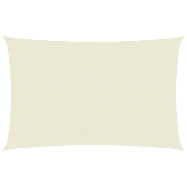 Zonnezeil 160 g/m&sup2; 2x3 m HDPE cr&egrave;mekleurig 8720286097359 1
