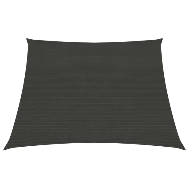 Zonnezeil 160 g/m&sup2; 3/4x2 m HDPE antracietkleurig 8720286096666 1