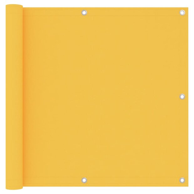 Balkonscherm 90x300 cm oxford stof geel 8720286118252 1