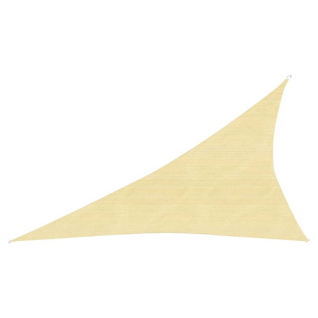 Zonnezeil 160 g/m&sup2; 3x4x5 m HDPE beige 8720286097090 1