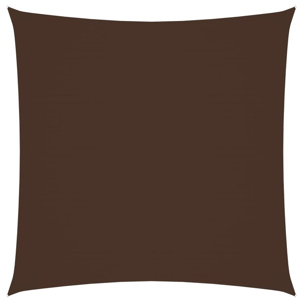 Zonnescherm vierkant 2,5x2,5 m oxford stof bruin 8720286125427 1