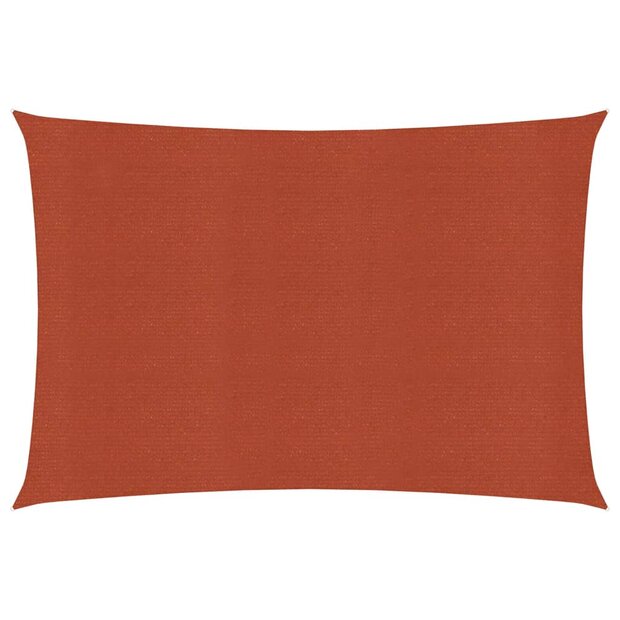 Zonnezeil 160 g/m&sup2; 2x3 m HDPE terracottakleurig 8720286099001 1