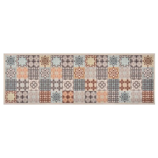 Keukenmat wasbaar Mosaic Colour 60x180 cm 8720286242506 1